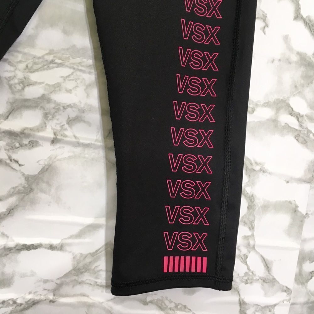 VICTORIA’S SECRET VSX‎ SPORT CROPPED WORKOUT LEGGINGS SMALL - Picture 3 of 8